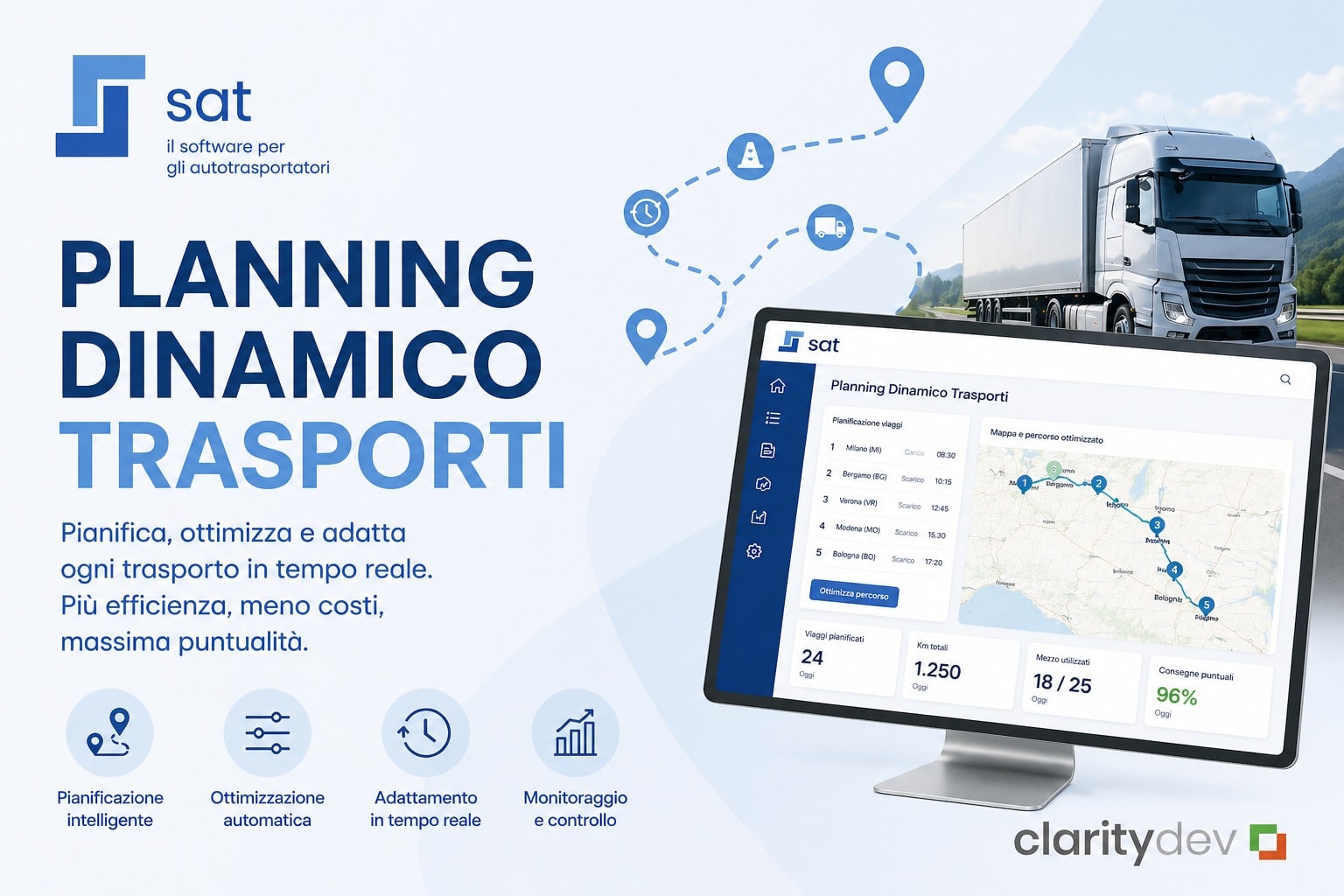 planning dinamico pianificazione logistica trasporti